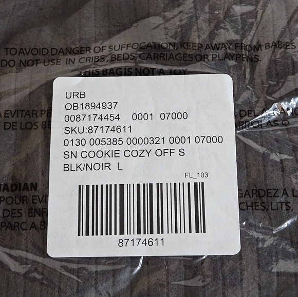 Urban Outfitters Cookie Off the Shoulder Sweater Midi Dress in Black Sz L NWT - Picture 9 of 11